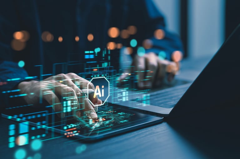 KB Interactive team using AI technology