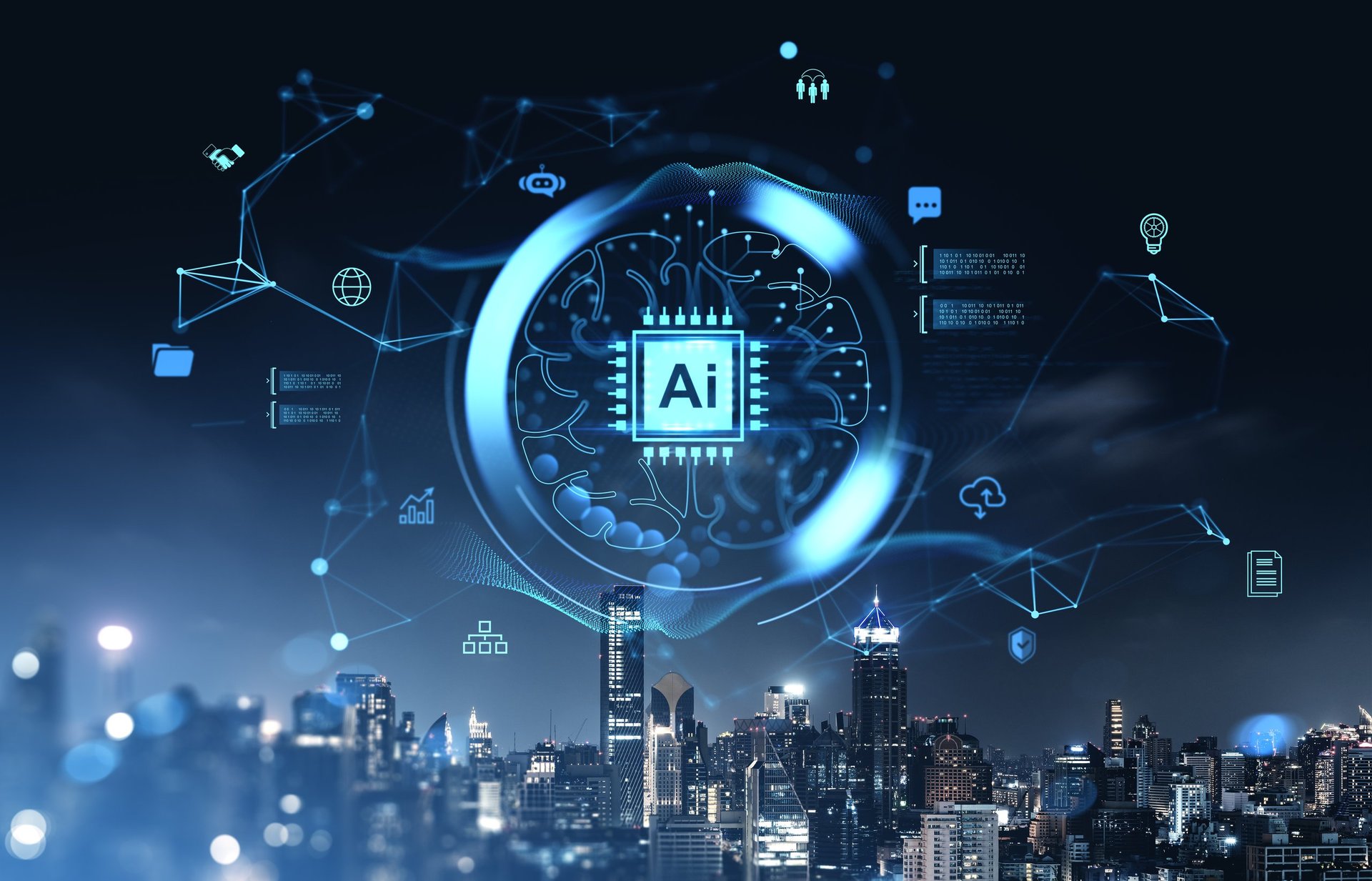 AI technology background
